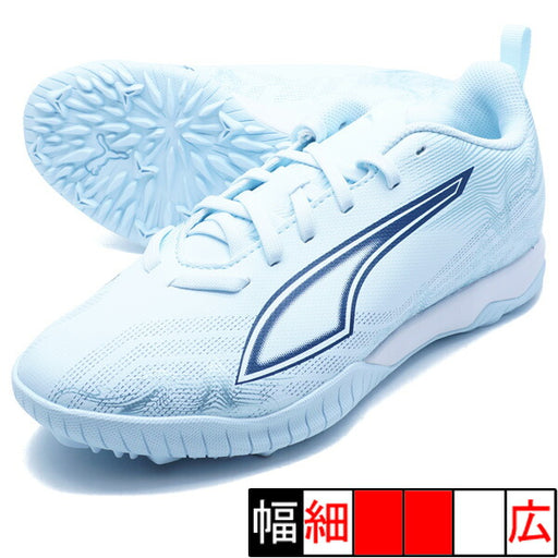 ウルトラ6プレイTT+MidJRプーマPUMA109058-03アイシーブルージュニアサッカートレーニングシューズ