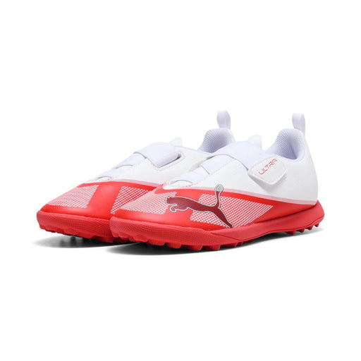 ウルトラ7プレイVTT+INJRプーマPUMA109179-01ウルトラレッドジュニアフットサルシューズインドア室内用ベルクロ