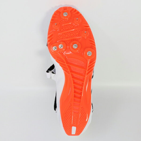【ショップ限定エントリーでさらに+9倍】アシックスasicsメンズレディース陸上スパイクCYBERBLADE161093A134-100短距離用オールウェザートラック専用ホワイト
