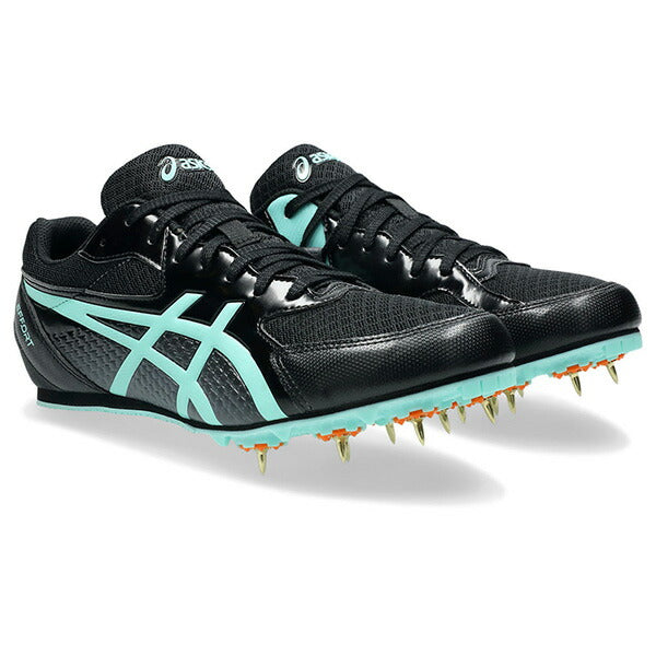 【ショップ限定エントリーでさらに+9倍】アシックスasicsメンズレディース陸上スパイク短距離中距離走幅跳EFFORT13エフォート131093A167-004土トラック兼用ブラック