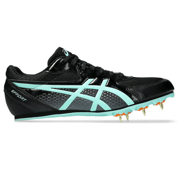 【ショップ限定エントリーでさらに+9倍】アシックスasicsメンズレディース陸上スパイク短距離中距離走幅跳EFFORT13エフォート131093A167-004土トラック兼用ブラック