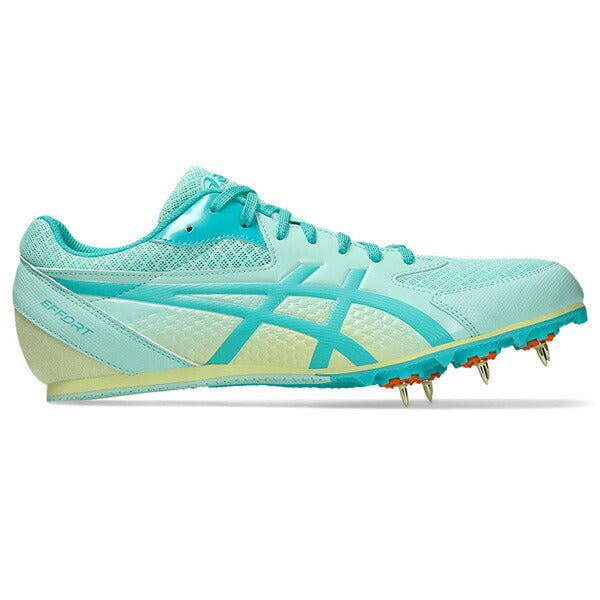 【ショップ限定エントリーでさらに+9倍】アシックスasicsメンズレディース陸上スパイク短距離中距離走幅跳EFFORT13エフォート131093A167-301土トラック兼用グリーン