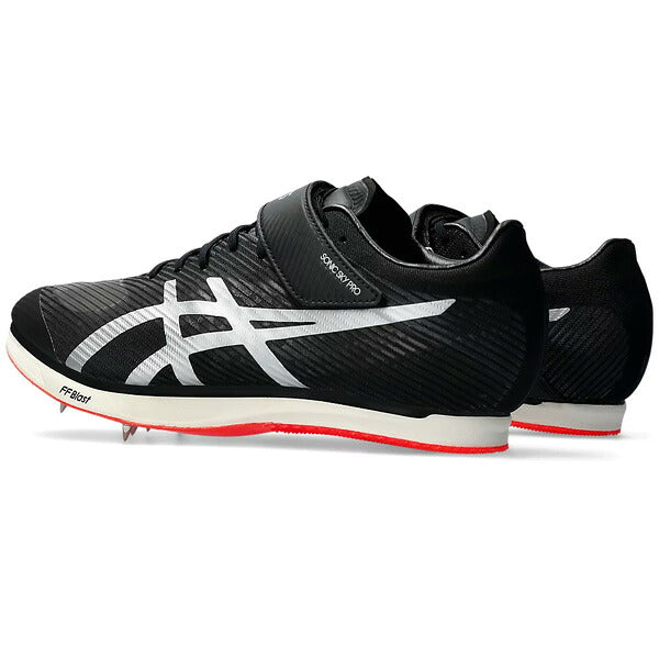 アシックスasics陸上スパイクソニックスカイプロ陸上競技スパイクシューズ走り幅跳び棒高跳び用スパイク1093A218-001