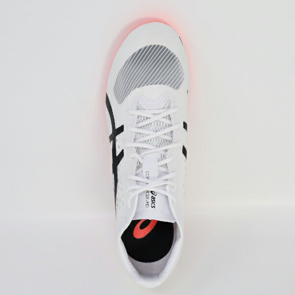 【ショップ限定エントリーでさらに+9倍】アシックスasics陸上スパイクCOSMORACERMD31093A221-100中距離用オールウェザートラック専用ホワイト