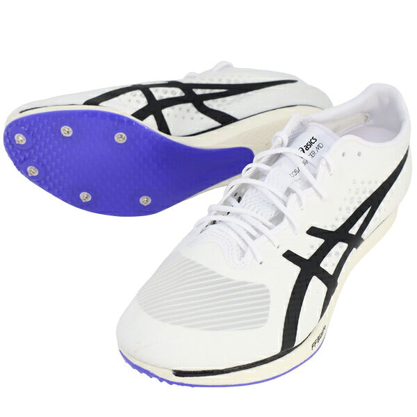 アシックスasics陸上スパイク中距離用COSMORACERMD3コスモレーサーMD3オールウェザートラック専用ホワイト1093A221-101