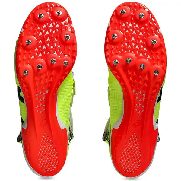 【ショップ限定エントリーでさらに+9倍】アシックスasicsメンズレディース陸上スパイク短距離ハードルCYBERBLADE17サイバーブレード171093A241-750イエロー