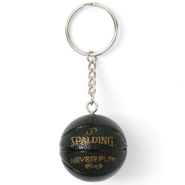 【ショップ限定エントリーでさらに+9倍】スポルディングSPALDINGキーチェーンバスケットボールキーホルダーゴールドハイライト11-009GH