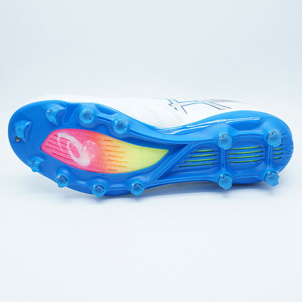 【ショップ限定エントリーでさらに+9倍】DSLIGHTX-FLYPRO3アシックスasics1101A072-100ホワイトブルーサッカースパイク