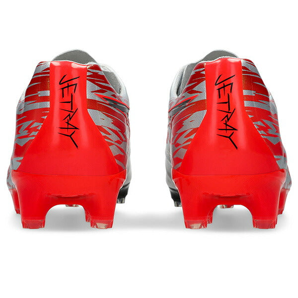 JETRAYELITEアシックスasics1103A149-100ホワイトフラッシュレッドサッカースパイク