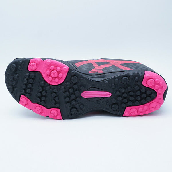 【ショップ限定エントリーでさらに+9倍】DSLIGHTJRGSTFアシックスasics1104A053-001ブラック×ピンクグロージュニアサッカートレーニングシューズ