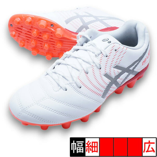【予約販売】6月25日頃発売予定DSLIGHTJRGSアシックスasics1104A054-103ホワイトフラッシュレッドジュニアサッカースパイク