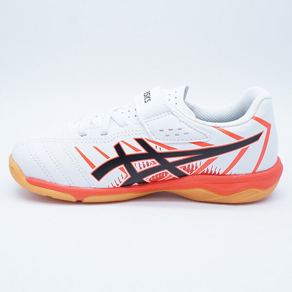 【予約販売】6月25日頃発売予定JUNIOLE7INアシックスasics1104A055-102ホワイトフラッシュレッドジュニアフットサルシューズインドア室内用