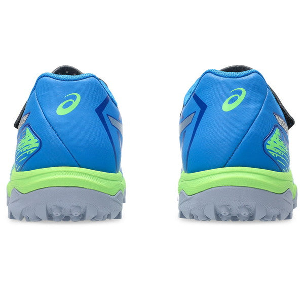 【ショップ限定エントリーでさらに+9倍】JUNIOLE7TFアシックスasics1104A056-400ELECTRICBLUE/PURESILVERジュニアサッカートレーニングシューズベルクロ