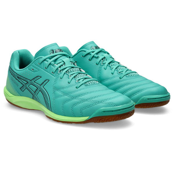 CALCETTOWD9アシックスasics1113A037-300オーロラグリーンフットサルシューズインドア室内用