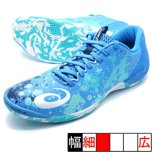【ショップ限定エントリーでさらに+9倍】TOQUE8アシックスasics1113A044-400ブルーフットサルシューズインドア室内用