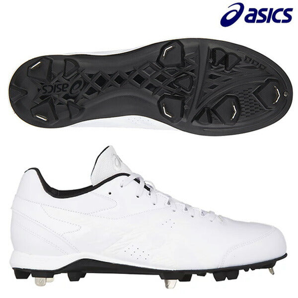 【ショップ限定エントリーでさらに+9倍】アシックスasics金具スパイクネオリバイブ4ホワイト1123A032-110NEOREVIVE4WHT大人部活練習サークル試合草野球野球用スパイク