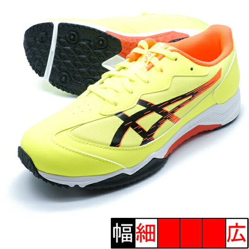 【ショップ限定エントリーでさらに+9倍】【送料無料】LAZERBEAMSJアシックスasics1154A182-750ネオンイエロー×ブラックジュニアランニングシューズ