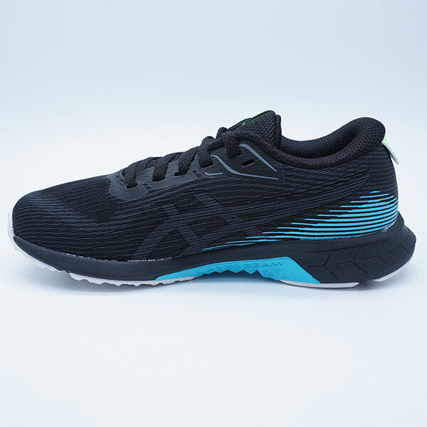 LAZERBEAMRKアシックスasics1154A222-002ブラックブルージュニアランニングシューズ