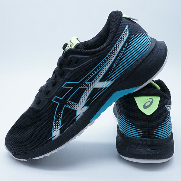 LAZERBEAMRKアシックスasics1154A222-002ブラックブルージュニアランニングシューズ