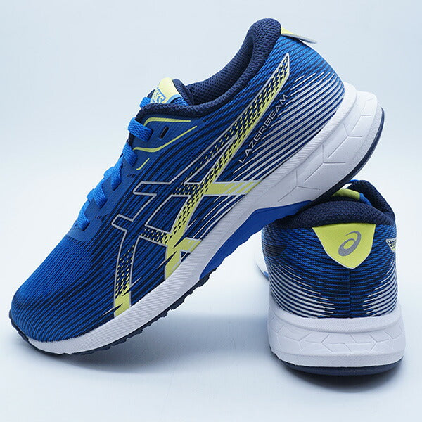 LAZERBEAMRKアシックスasics1154A222-401ブルーシルバージュニアランニングシューズ
