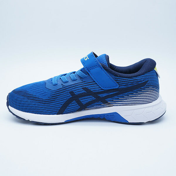 LAZERBEAMRK-MGアシックスasics1154A223-401ブルーシルバージュニアランニングシューズベルト