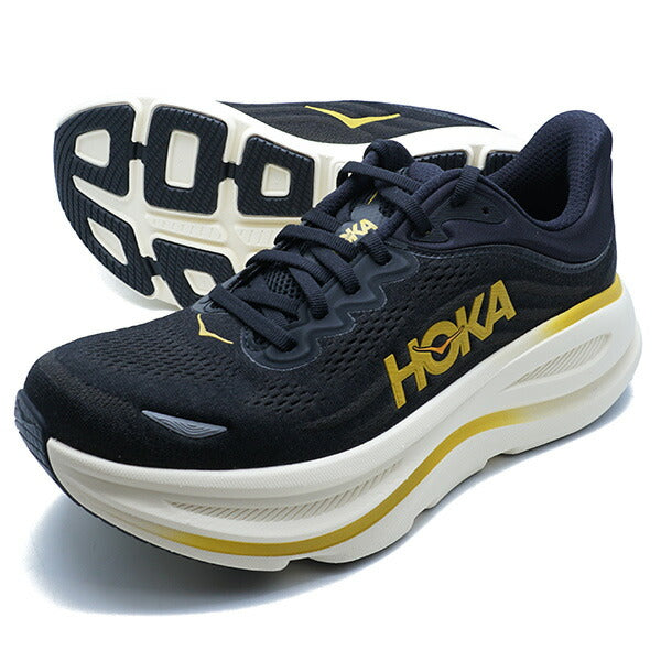 BONDI9ホカオネオネHOKAONEONE1162011-CWGカーボンブラックランニングシューズ