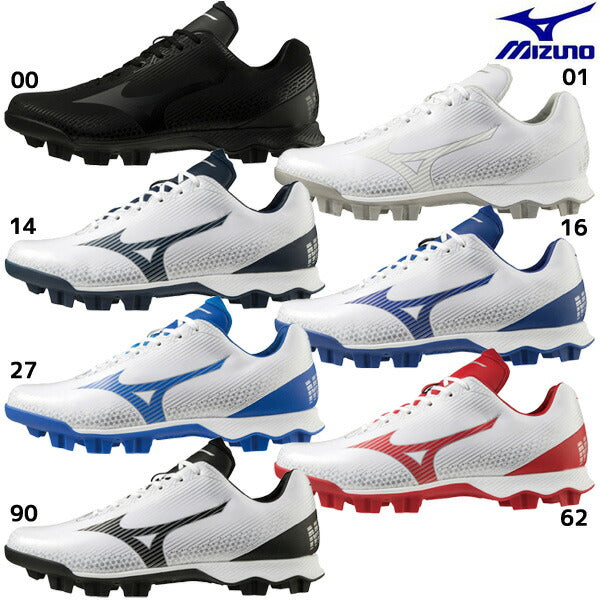 【エントリーでポイント10倍】野球スパイクWAVELIGHTREVOウエーブライトレボミズノMIZUNOポイントスパイク紐3E相当11GP2221