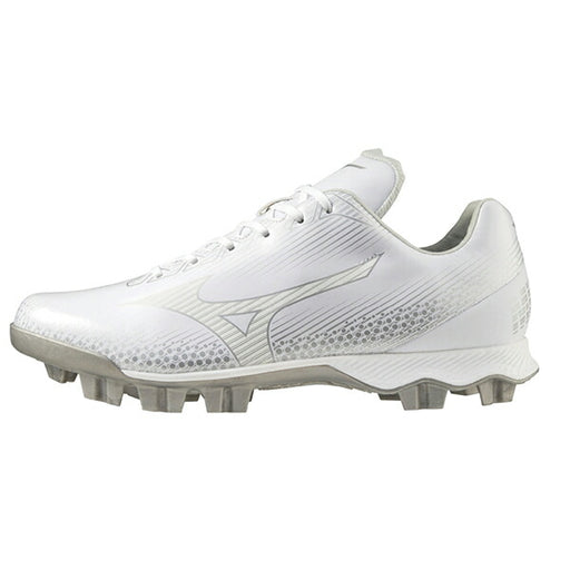 【ショップ限定エントリーでさらに+9倍】ポイントスパイクウェーブライトレボミズノmizuno軟式野球ソフトボールスパイク3Eワイドホワイト白11GP222101