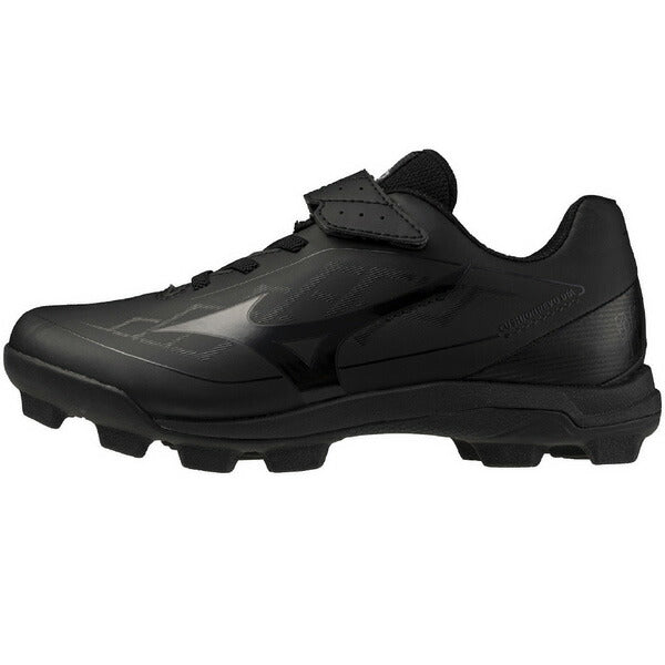 ミズノMIZUNO野球ジュニアポイントスパイククッションレボダイヤJr子供ブラック×ブラック11GP2527-00