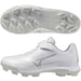 ミズノMIZUNO野球ジュニアポイントスパイククッションレボダイヤJr子供ホワイト×シルバー11GP2527-01