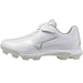 ミズノMIZUNO野球ジュニアポイントスパイククッションレボダイヤJr子供ホワイト×シルバー11GP2527-01