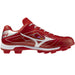ミズノMIZUNO野球ポイントスパイククッションレボダイア限定レッド×シルバー11GP2528-62