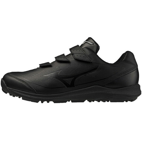 ミズノMIZUNO野球トレーニングシューズクッションレボダイアトレーナーブラック×ブラック11GT2525-00ベルクロマジックテープ