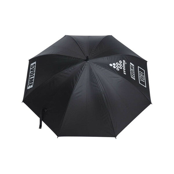 スボルメSVOLME78cm全長100CM大型傘UVカット99%2重防風晴雨兼用1251-51229サッカーフットサルケース付きブラック