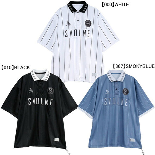 【ショップ限定エントリーでさらに+9倍】スボルメSVOLME冷感FBシャツ1252-42300サッカーフットサルカジュアルオーバーサイズポロシャツ半袖ボタンメンズ