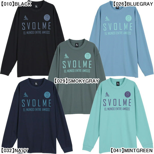 【ネコポス送料無料】スボルメSVOLMEFBロゴロングプラTSDG1253-45500サッカーフットサルプラクティスシャツ長袖メンズ