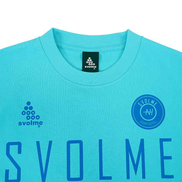 【ネコポス送料無料】スボルメSVOLMEロゴプラT1261-53100サッカーフットサルプラシャツ練習着半袖メンズ
