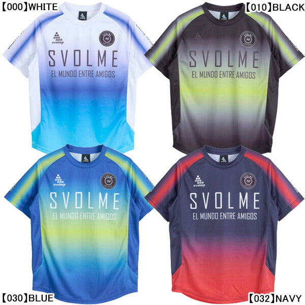 【ネコポス送料無料】スボルメSVOLMEジュニアJrグラデTRトップ1261-57200サッカーフットサルプラクティスシャツ半袖練習着子供用