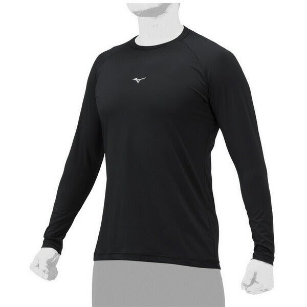 【ネコポス送料無料】野球アンダーシャツローネック長袖ミズノMIZUNO吸汗速乾ストレッチ12JAAP10