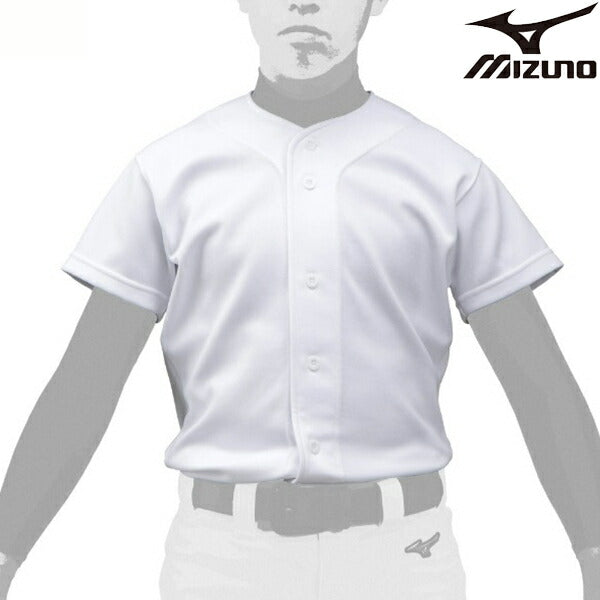 【ショップ限定エントリーでさらに+9倍】ミズノMIZUNOGACHIユニフォームシャツジュニア12JC9F80-01ジュニア練習用ユニフォーム練習用防汚性ホワイト白12JC9F8001