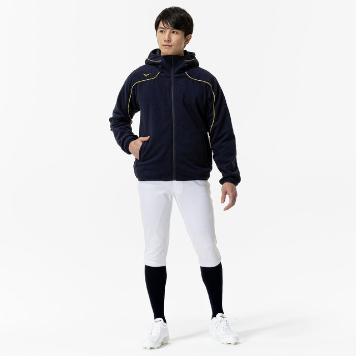 MIZUNOミズノメンズレディースミズノプロフリースフーディ厚手フルジップアウター12JECK24