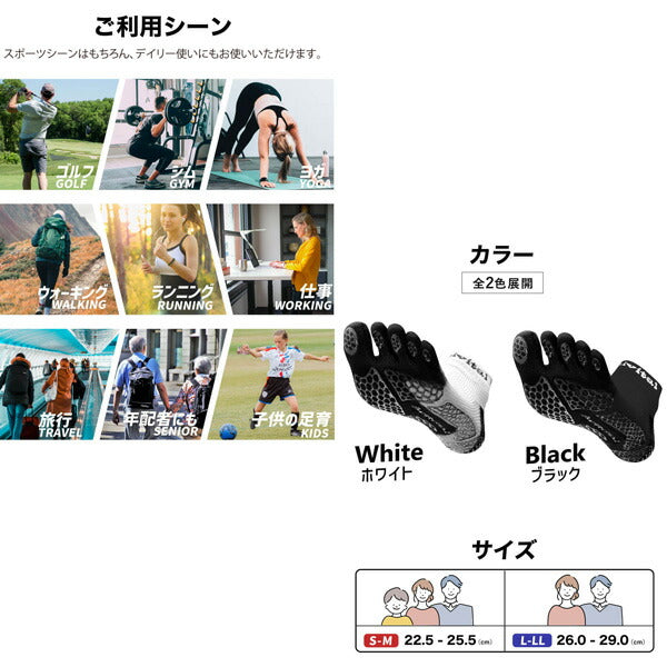 【ネコポス送料無料】アクティバイタルActivitalランニングソックス五本指アクティバイタルPROラン1301