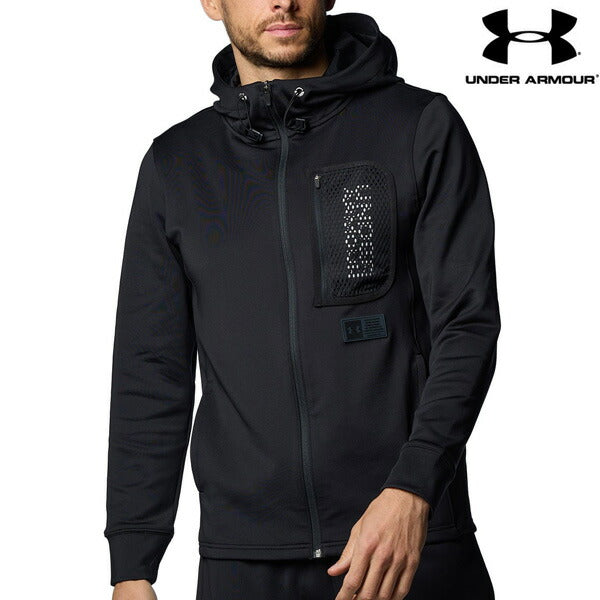 【ショップ限定エントリーでさらに+9倍】アンダーアーマーUNDERARMOURメンズトレーニングシャツSPRINGKNITFZ24SS1384811-001UAアーマースプリングニットフルジップフーディー