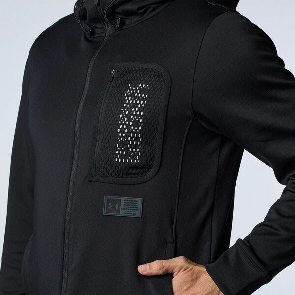【ショップ限定エントリーでさらに+9倍】アンダーアーマーUNDERARMOURメンズトレーニングシャツSPRINGKNITFZ24SS1384811-001UAアーマースプリングニットフルジップフーディー