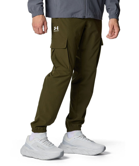 【ショップ限定エントリーでさらに+9倍】UNDERARMOURアンダーアーマーメンズUAバイブウーブンカーゴパンツロングパンツライフスタイル1386558