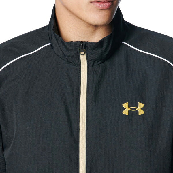アンダーアーマーUNDERARMOURメンズブレーカーシャツSPアンディナイアブルフルジップウーブンジャケット裏メッシュ1388140ベースボールアウター