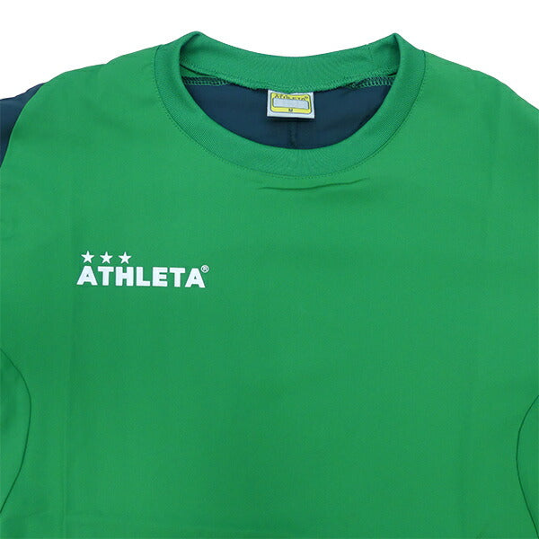 【ショップ限定エントリーでさらに+9倍】アスレタATHLETA定番チーム対応ピステシャツ18012サッカーフットサルトレーニングトップ練習着メンズ
