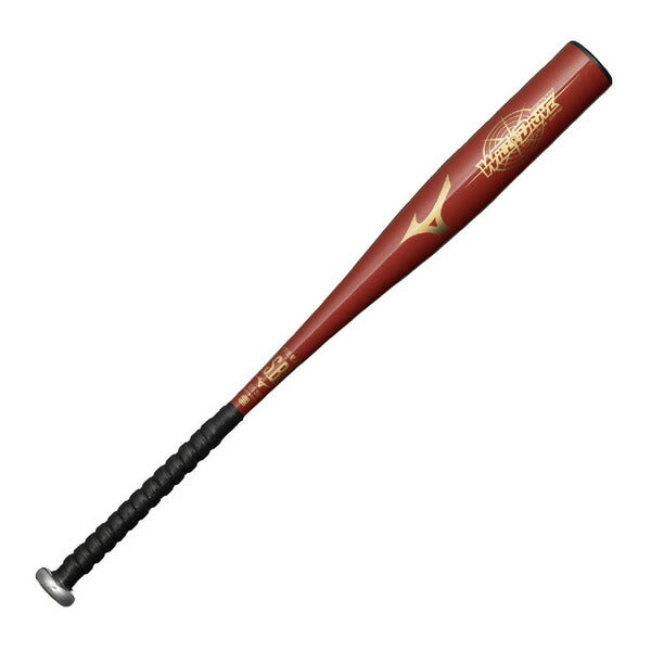 ミズノMIZUNO野球ジュニア軟式金属製バットWILLDRIVERED×HITTINGNAVIヒッティングナビトップバランス少年1CJMY193