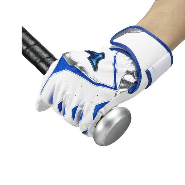 【ネコポス送料無料】ミズノMIZUNO野球バッティンググラブWDBLUEウィルドライブブルー手袋1EJEA295