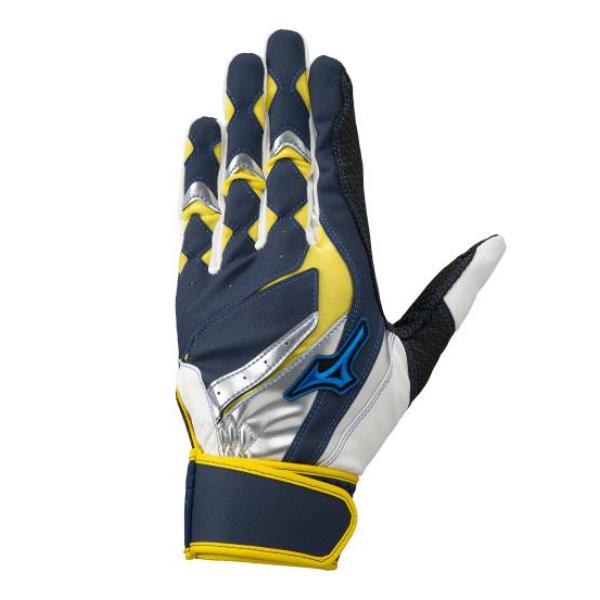 【ショップ限定エントリーでさらに+9倍】【ネコポス送料無料】ミズノMIZUNO野球バッティンググローブバッティング手袋WILLDRIVEBLUE両手両手用1EJEA528